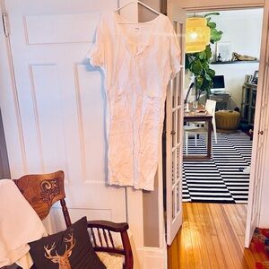 MATE the Label XS/  linen White Maxi Dress